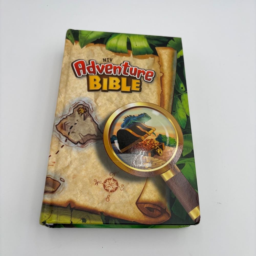 Zonderkidz NIV Adventure Bible Kids OS Multicolor Excellent Hardcover Jungle